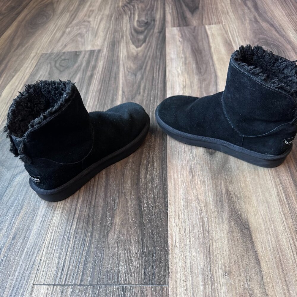 UGG Koolaburra‎ Black Mini Boot with Purple Stars Youth 4 - Picture 5 of 7